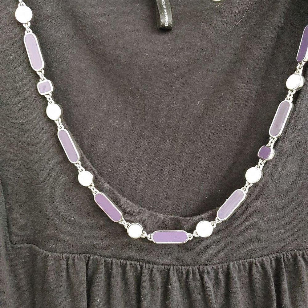 Lia Sophia Skip a Beat - Purple Necklace